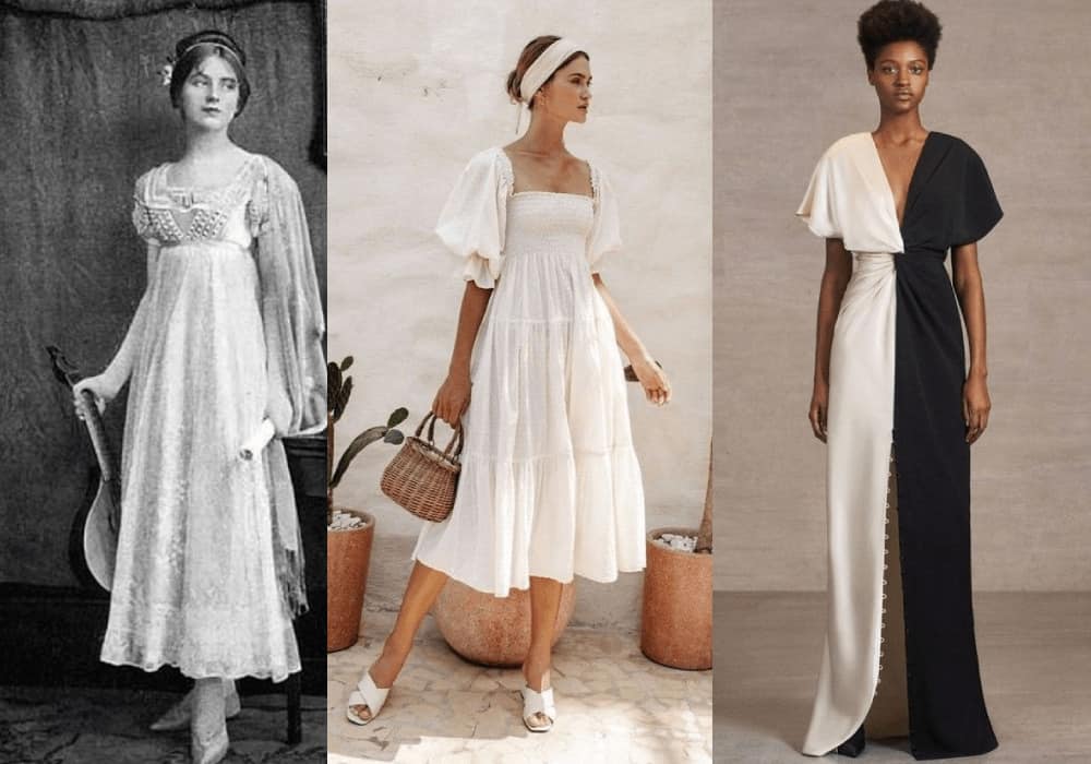what are classic silhouettes empire line waist old english dress inspiration fashion silhouette how to wear