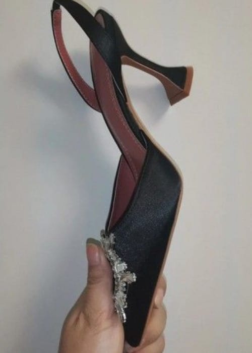 what to wear if you can't wear heels pyramid heels that are easy to walk in