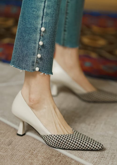 what to wear if you can't wear heels pyramid triangle heels that are easy to walk in