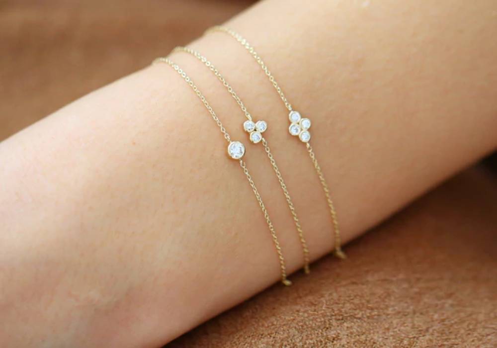 what jewelry can you wear every day 14k gold diamond bracelets
