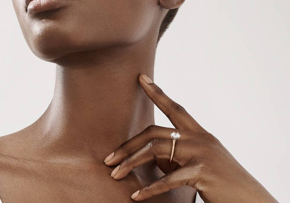 what jewelry can you wear every day 18k rose gold diamond ring