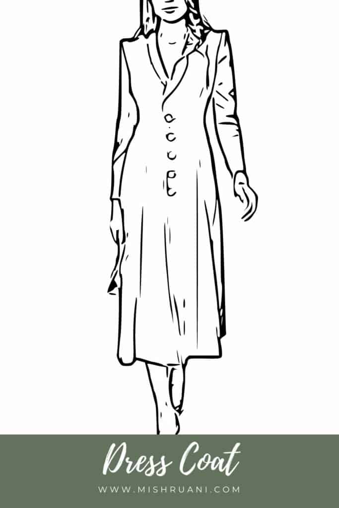 woman wearing coat dress