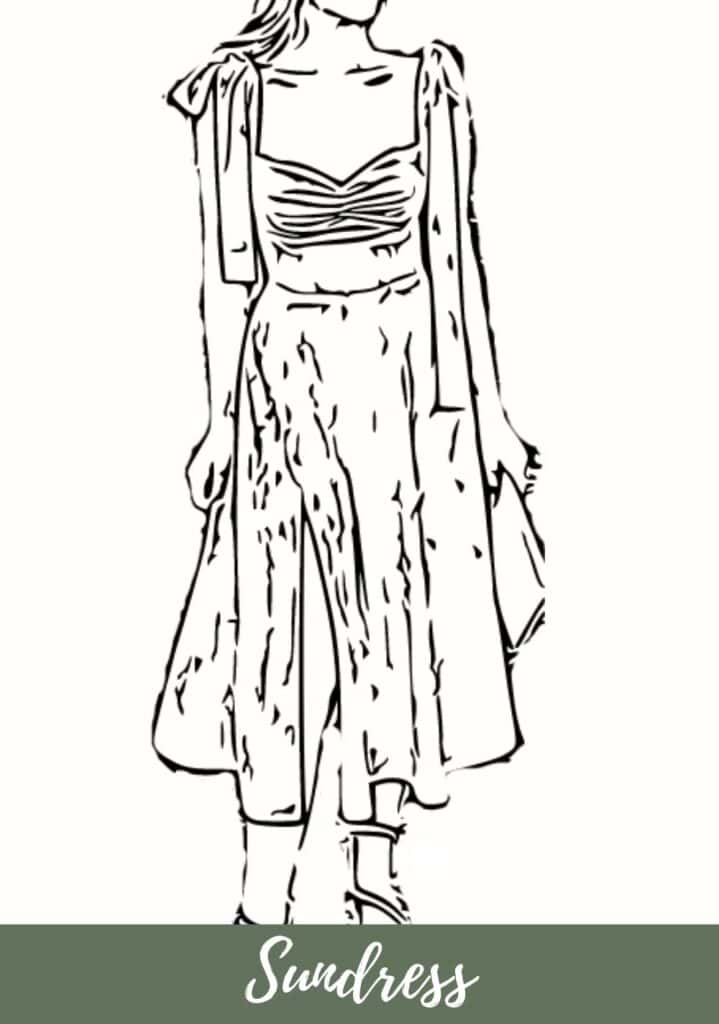 woman wearing sundress