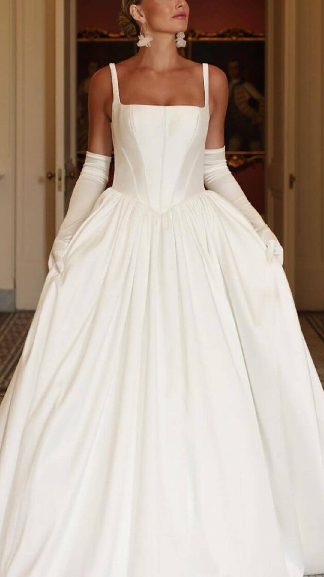 58 Stunning Basque Waist Wedding Dress Ideas: Corset Bodice Designs for ...