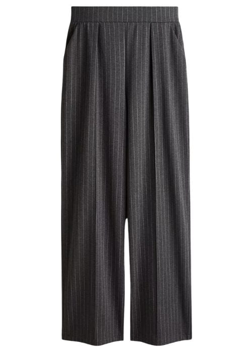 wardrobe staple classic pinstripe pants
